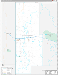 Golden Valley County Wall Map Premium Style 2026